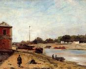 保罗 高更 : The Seine Opposite the Quai de Passy